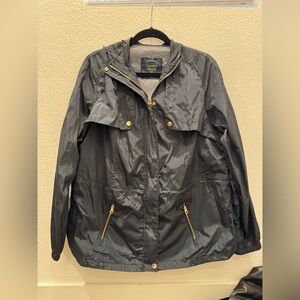 NWT - Cavalini Original navy 1X rain jacket